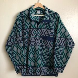 Patagonia Vintage Tribal Print Synchilla
